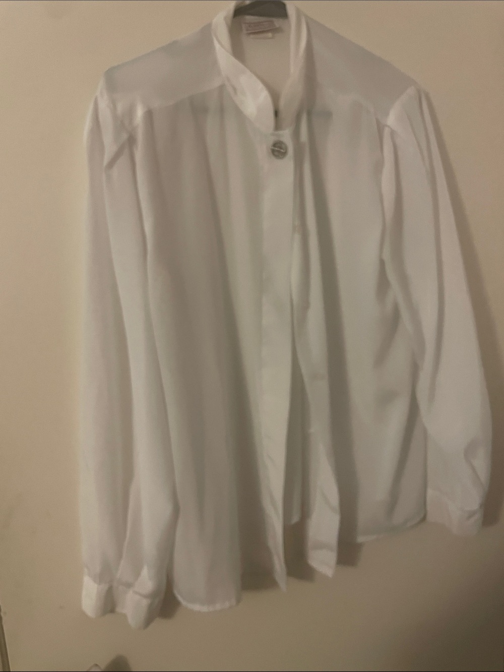 White classic blouse for women